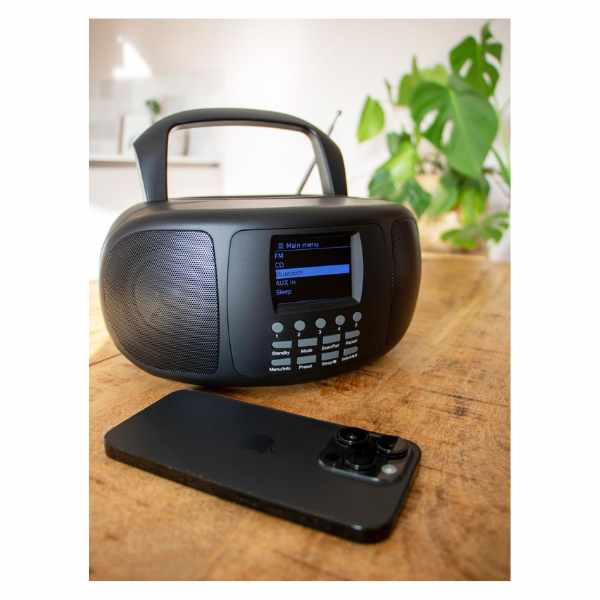 Lenco SCD-6000BK Internet Radio | DAB+/FM | Bluetooth | CD Player