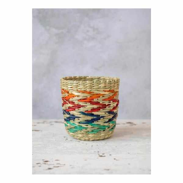 KitchenCraft Set of 2 Seagrass Planters - Rainbow
