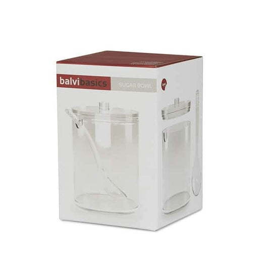 Balvi Sugar Bowl Basics Tall - with Spoon