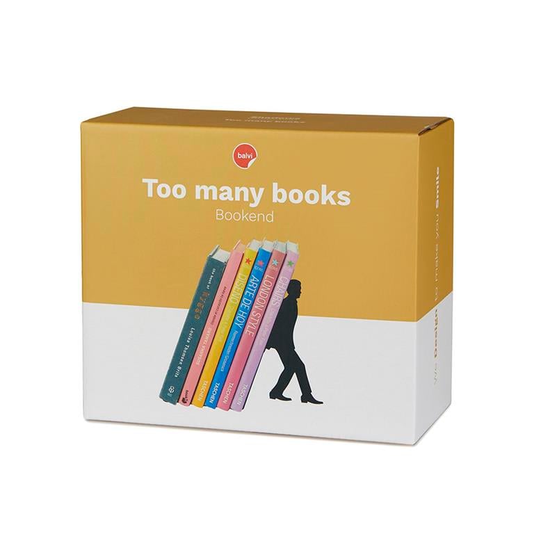 Balvi Bookend Too Many Books