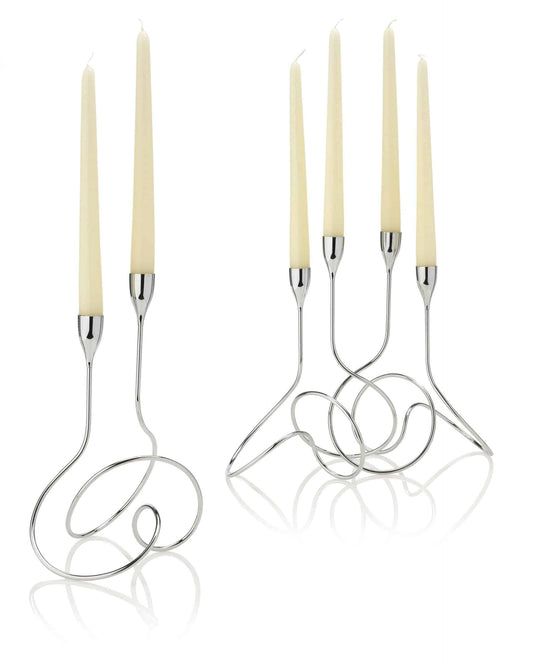 Black + Blum LOOP MAISON - Loop Candelabra Chrome