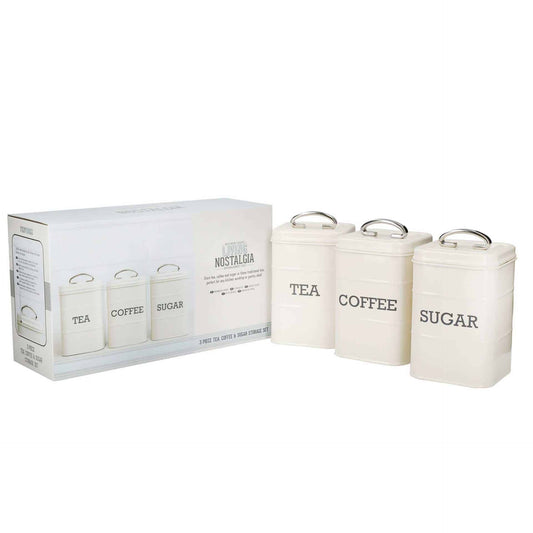 Living Nostalgia Canister Set - Antique Cream