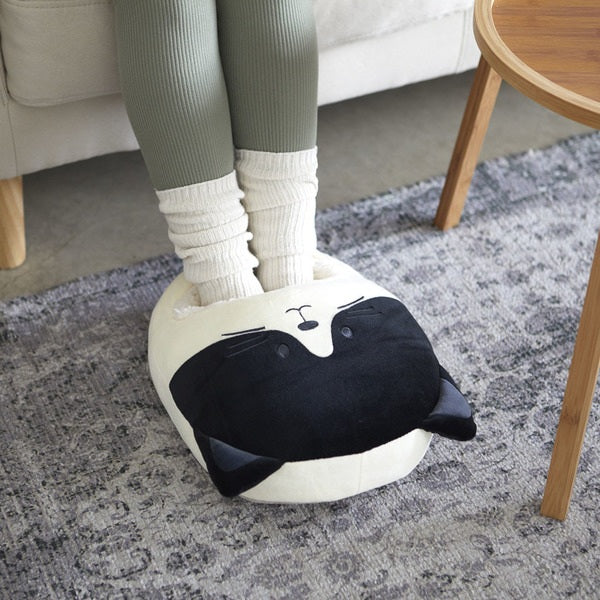 Balvi Foot Warmer Kitty Frac - Black & White