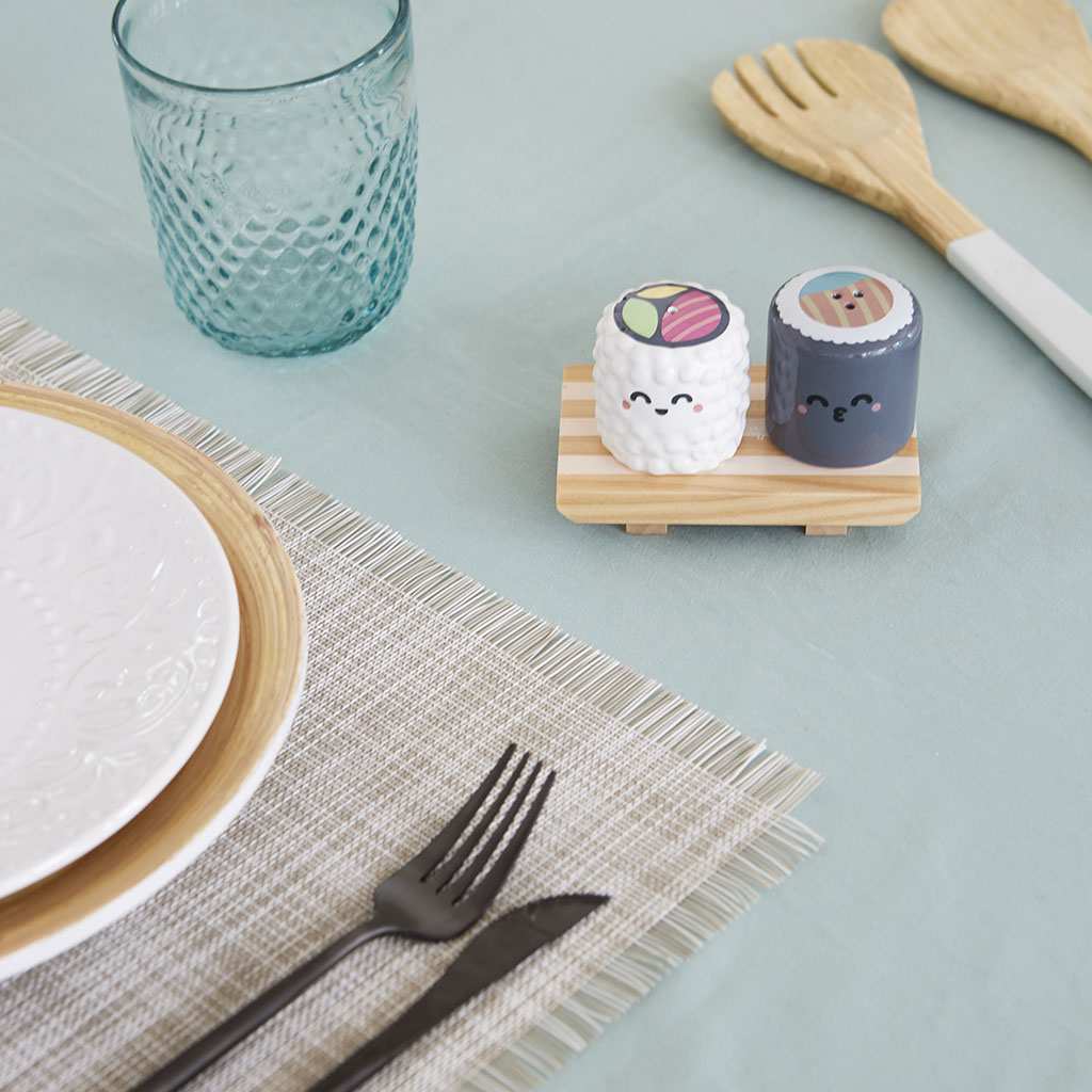 Balvi Mr Wonderful Sushi Salt & Pepper Set - Ceramic