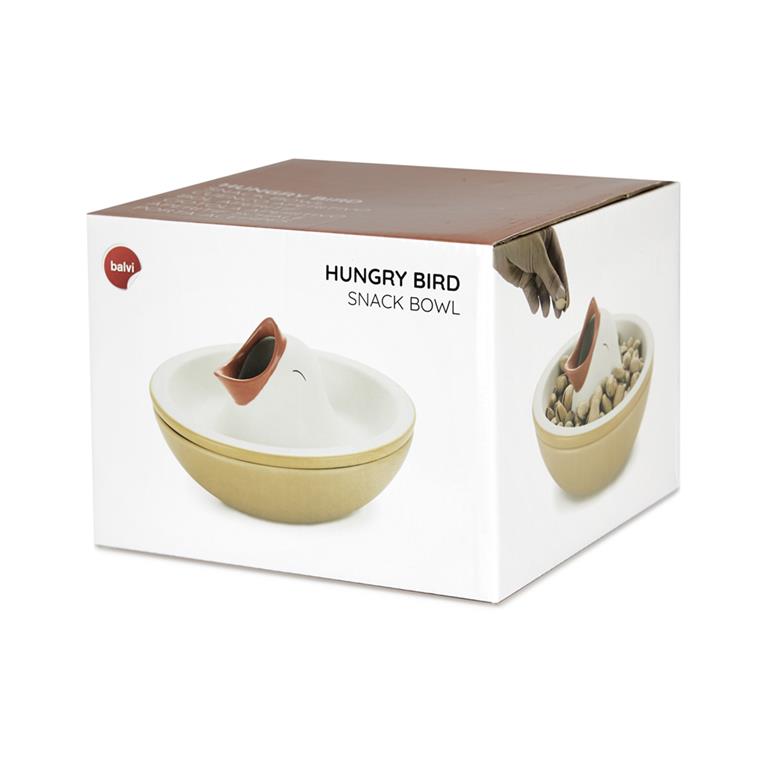 Balvi Ceramic Snack Tray - Hungry Bird