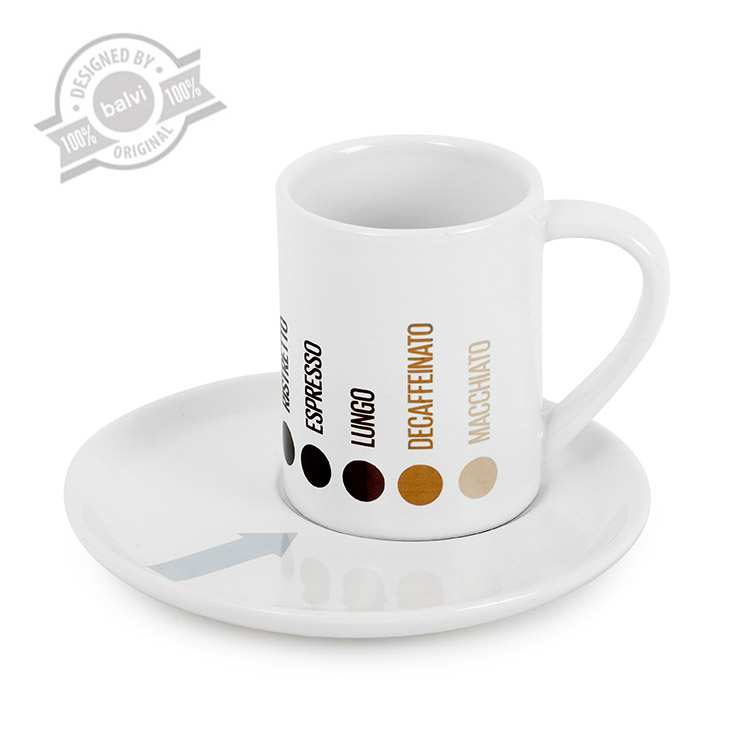 Balvi Espresso cup Barista Set 4pcs. (ceramic)