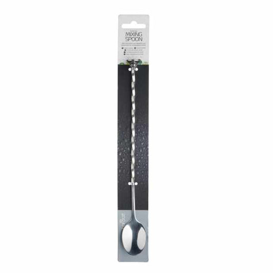 BarCraft Stainless Steel Cocktail Mixing Spoon 28cm