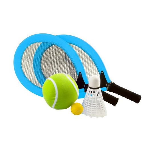 Angel Sports Racket Set - 2 Rackets & Balls & Shuttle