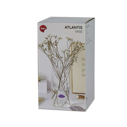 Balvi Vase Atlantis Cylinder - Blue Medusa