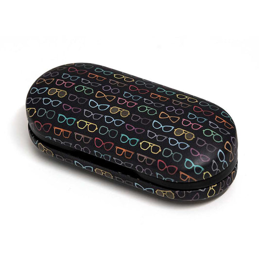 Balvi Twin Eyeglasses & Contact Lens Case - Black