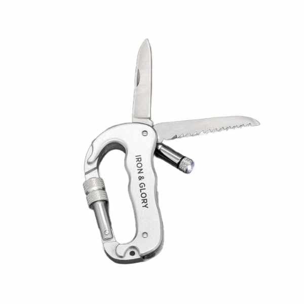 Iron & Glory Always Ready Deluxe Carabiner Tool