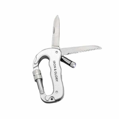 Iron & Glory Always Ready Deluxe Carabiner Tool