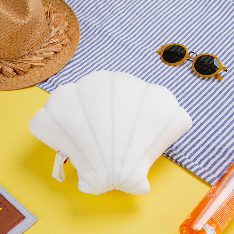 Balvi Beach Cushion Summer Shell - White