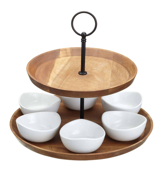 Artesà Appetiser Two Tier Serving Set