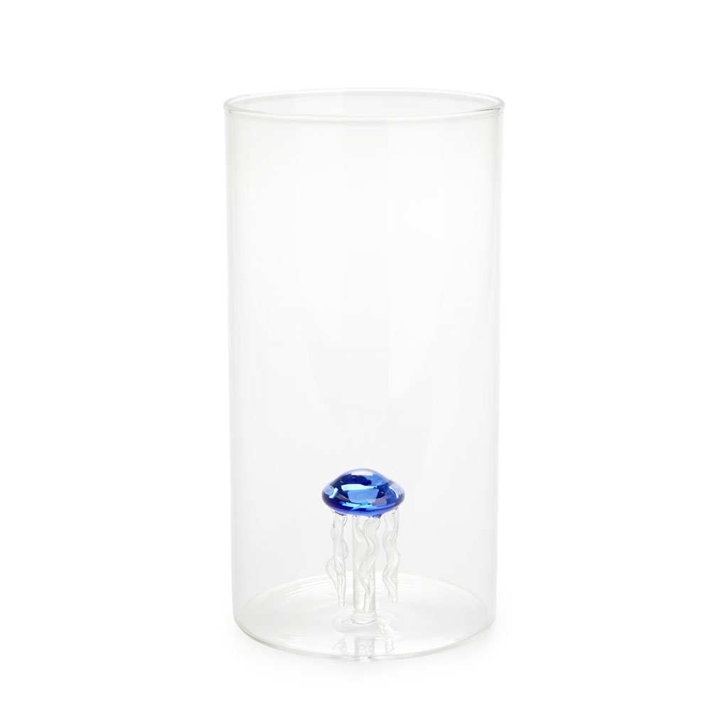 Balvi Vase Atlantis Cylinder - Blue Medusa