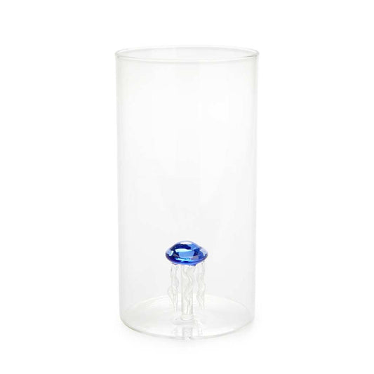 Balvi Vase Atlantis Cylinder - Blue Medusa