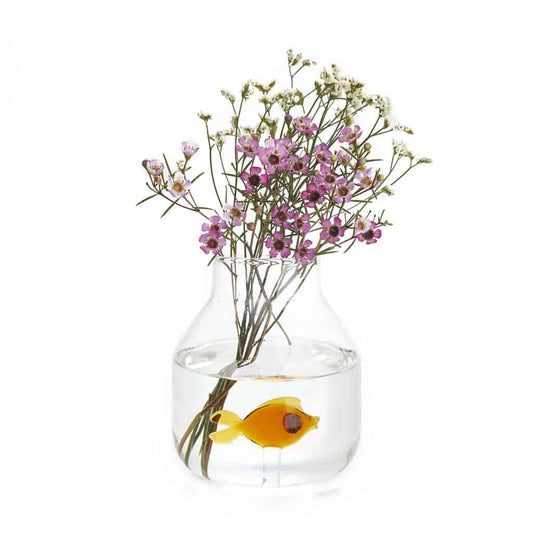 Balvi Vase Atlantis Conical - Amber Fish