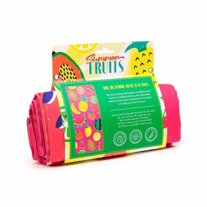 Puckator Microfibre Beach Towel | Summer Fruits Design