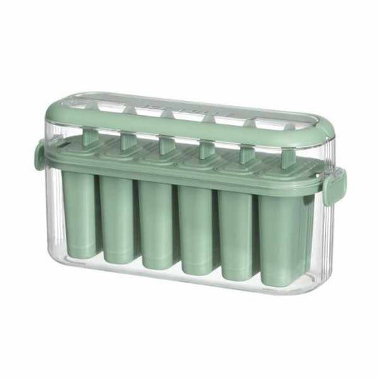 4 Living Collection Ice Cream Molds 6pcs | Lid | Reusable Design