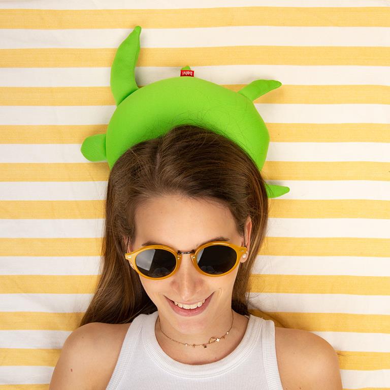 Balvi Beach Cushion Summer Turtle - Green