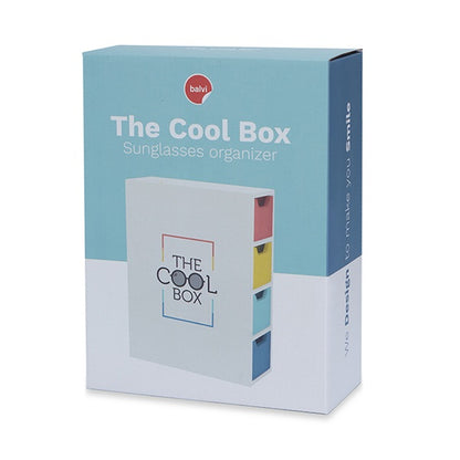 Balvi Sunglasses Organizer The Cool Box - White
