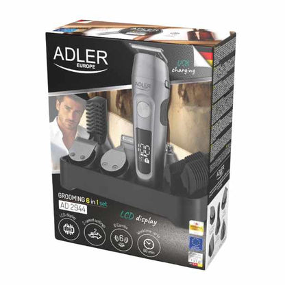 Adler AD 2944 Grooming Trimmer Set | 6-in-1 | IPX6