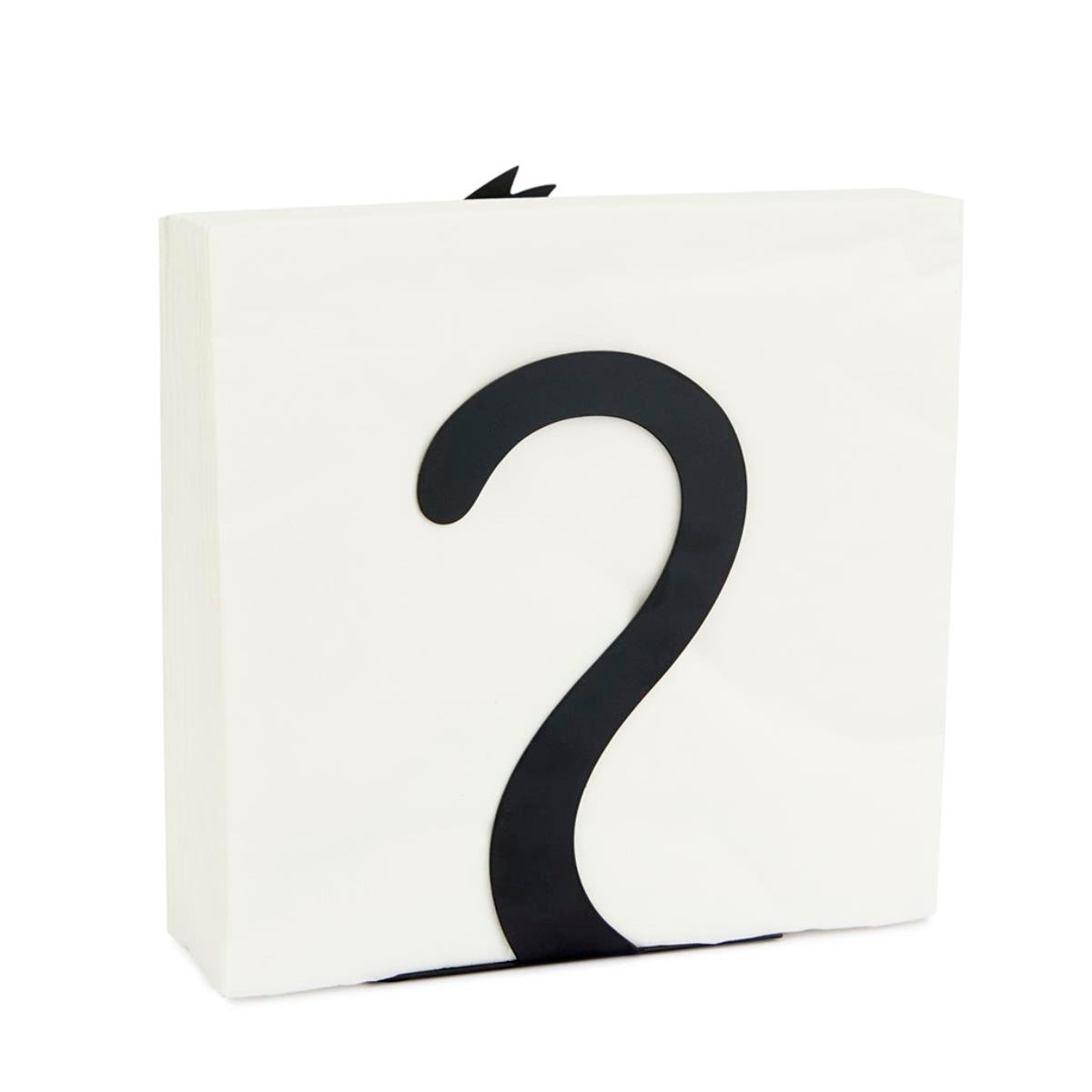 Balvi Napkin Holder Feline - Black