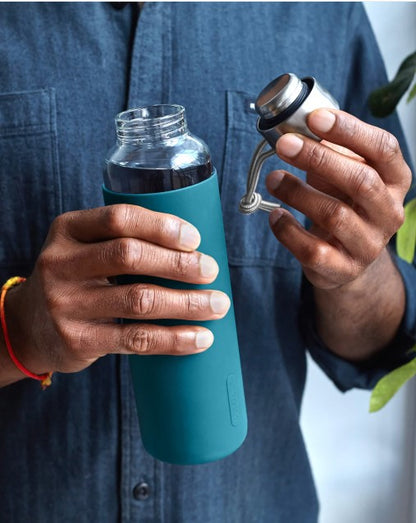 Black + Blum Glass Water Bottle 600ml