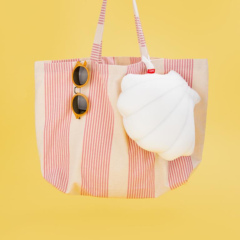 Balvi Beach Cushion Summer Shell - White