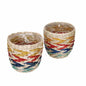 KitchenCraft Set of 2 Seagrass Planters - Rainbow