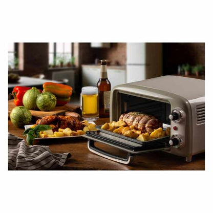 Ariete 3919 Vintage Electric Oven | Double Glass | 10 L
