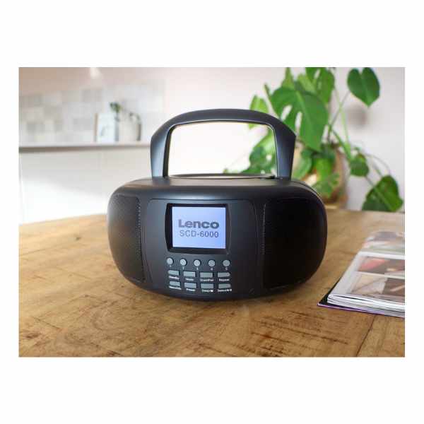 Lenco SCD-6000BK Internet Radio | DAB+/FM | Bluetooth | CD Player