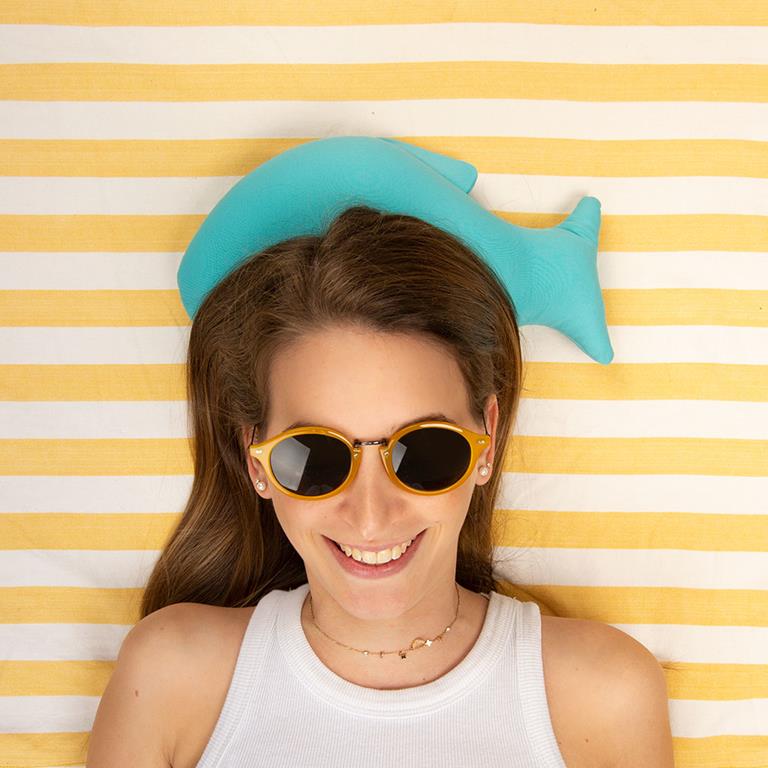 Balvi Beach Cushion Summer Fish - Blue