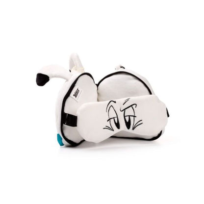 Asterix Idefix Shaped Plush Travel Pillow & Eye Mask