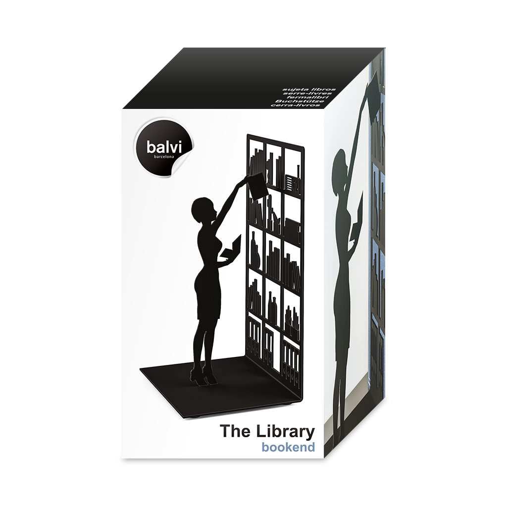 Balvi Bookend The Library - Black