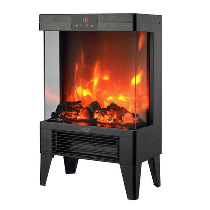 Adler Electric Fireplace | Remote Control | 2 Heating Levels | 2000W