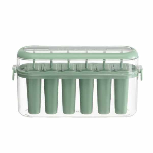 4 Living Collection Ice Cream Molds 6pcs | Lid | Reusable Design