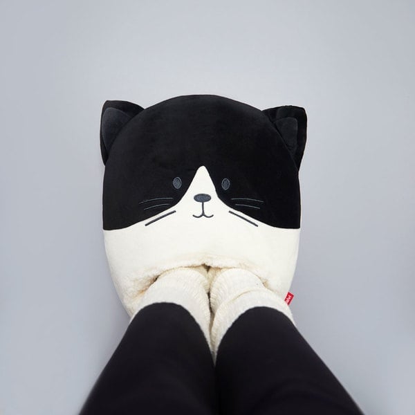 Balvi Foot Warmer Kitty Frac - Black & White