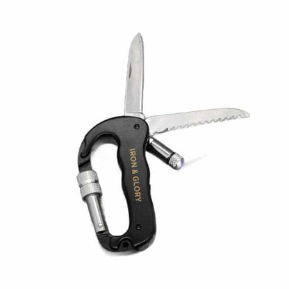 Iron & Glory Always Ready Deluxe Carabiner Tool