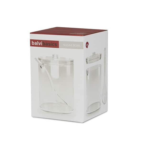 Balvi Sugar Bowl Basics Tall - with Spoon