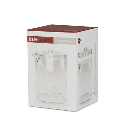 Balvi Sugar Bowl Basics Tall - with Spoon