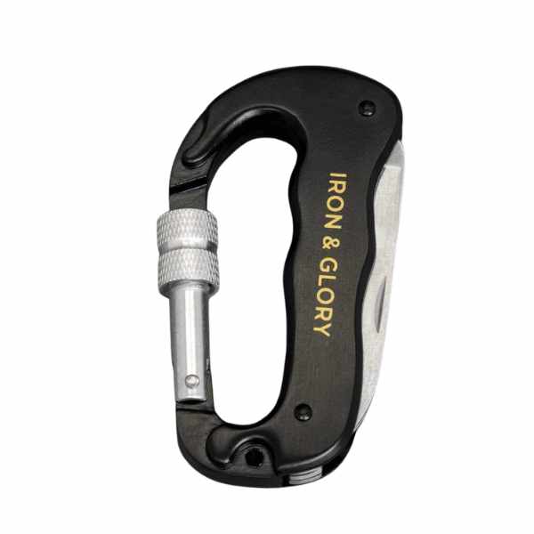 Iron & Glory Always Ready Deluxe Carabiner Tool