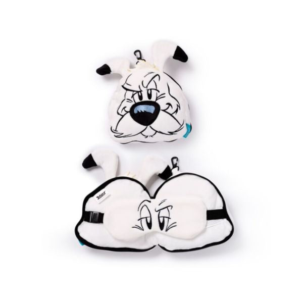 Asterix Idefix Shaped Plush Travel Pillow & Eye Mask