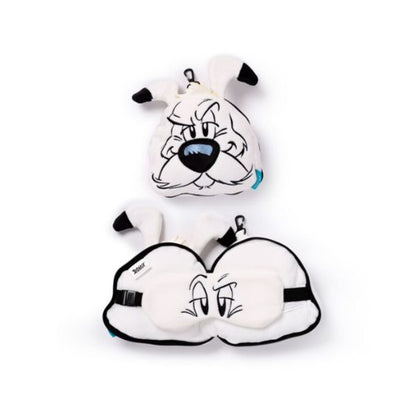 Asterix Idefix Shaped Plush Travel Pillow & Eye Mask
