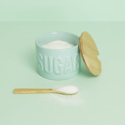 Balvi Sugar Bowl Sugar Ceramic/Bamboo