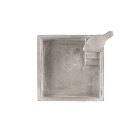 4 Living Collection Bird Bath Square