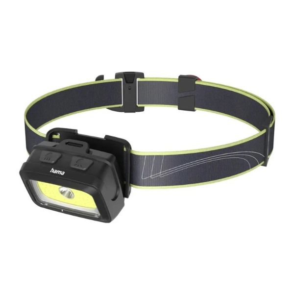 Hama HL350 LED Headlamp | 350 lm | 7 Lighting Modes | White, Red & Green Light