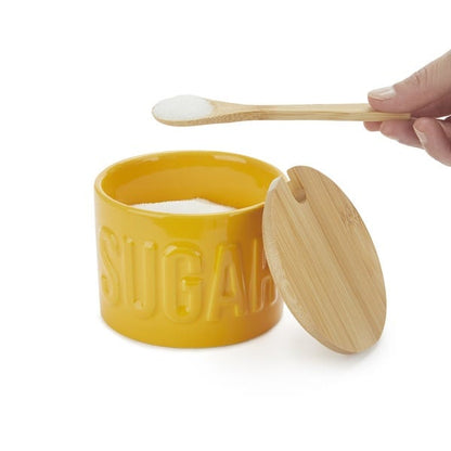 Balvi Sugar Bowl Sugar Ceramic/Bamboo
