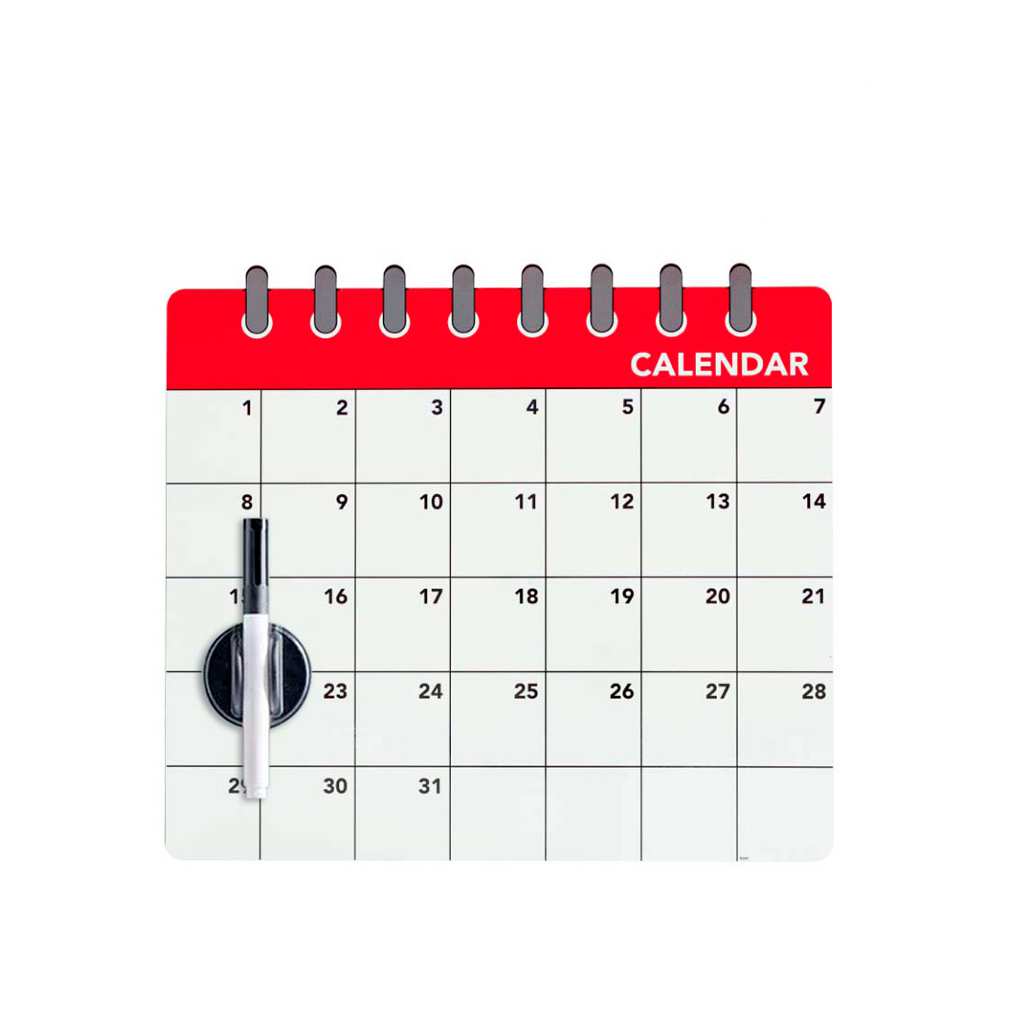 Balvi Magnetic Fridge Board - Calendar