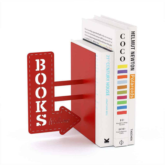 Balvi Bookend BookShop - Red